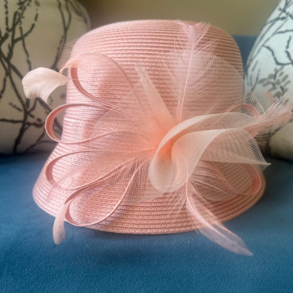August Accessories - Fine Millinery Collection - Pink Vintage Bucket Hat